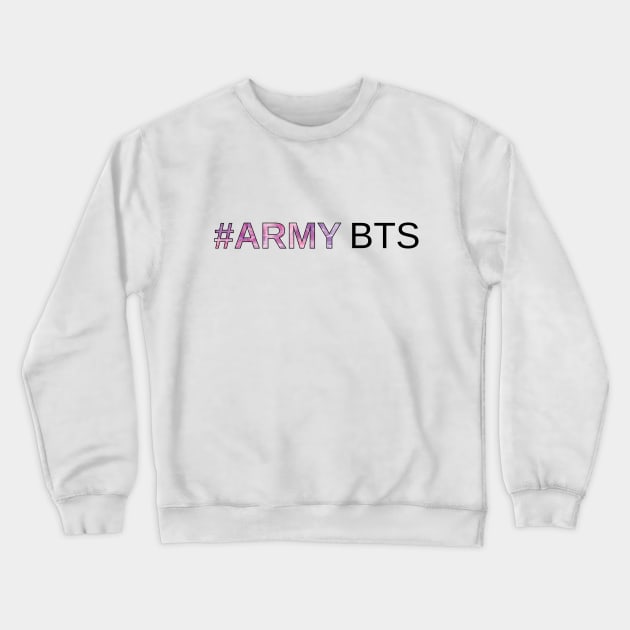 Army BTS Crewneck Sweatshirt by Marija154